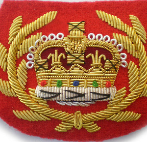High Custom Hand Embroidered Badge Custom Shape & Color <b>Sew</b>-On Fabric Badges for Uniform Garment - Product Image 4