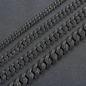 High Quality <b>Iced</b> <b>Out</b> Moissanite Diamond Cuban <b>Chain</b> Bracelet with GRA Certificate Available for Affordable Price from India - Product Image 2
