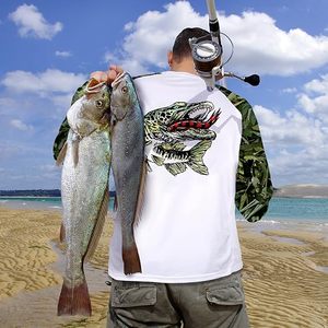 Camisetas de Pesca de Verano de Manga Larga con Protección Solar, Transpirables, Personalizadas, Unisex, Tallas Grandes, con Estampado Gráfico - Product Image 3