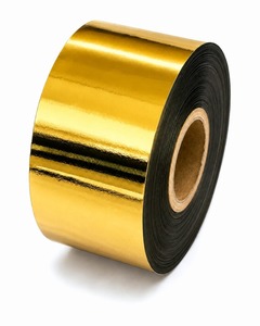 Film de transfert thermique en feuille d'or, rouleau de feuille de marquage à chaud pour le cuir, le papier, le plastique, les étiquettes d'emballage - Product Image 2