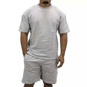 Conjunto de Camiseta y Pantalones Cortos Personalizados al por Mayor, Moda Nueva, Precio Económico, Conjunto de Verano para Hombre, Conjunto Deportivo de 2 Piezas para Hombre - Product Image 6