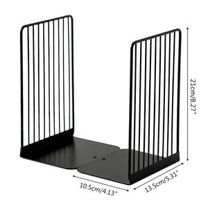 Soporte de hierro para libros, estante antideslizante para escritorio, organizador de almacenamiento multiusos para mesa de estudio y oficina - Product Image 4