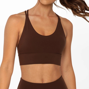 Latest Trendiness Women's Nylon Spandex Sportswear Women Yoga Bra Running Fitness Hot Sexy Sports Yoga Bra - Product Image 1