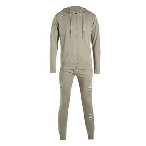 Conjunto Deportivo Personalizado para Hombre, Estilo Vintage, Sudadera con Capucha y Pantalones, Ropa Casual, Fabricante OEM - Product Image 1