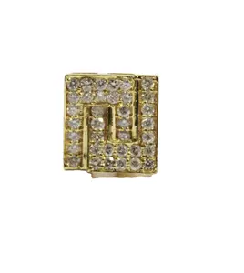 Wholesale Factory Supply 2.36 ctw Diamond 14K Yellow Gold Man's Tie Pin Available at Wholesale Price