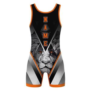 Combinaison de lutte pour hommes avec logo personnalisé, vêtements de sport par sublimation, combinaison de lutte pour jeunes, combinaison de musculation, impression numérique - Product Image 3