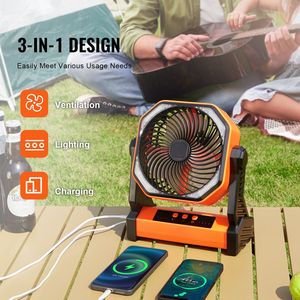 Ventilatore Portatile a LED da 8 Pollici con Batteria Ricaricabile, 4 Velocità Regolabili, Ventilatore da Tavolo Personale con Controllo Touch, Spina AU - Product Image 2