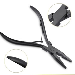 Kit de herramientas para extensiones de cabello con cinta de titanio Rainbow, pinzas profesionales de cierre plano, peine de cola de rata y clips de seccionamiento. - Product Image 2