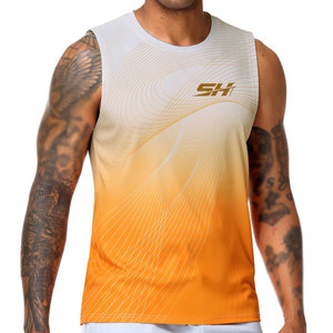 Débardeur athlétique sans manches pour homme, idéal pour la musculation, les séances de gym, la course à pied, vêtements de sport respirants, prix bas - Product Image 1