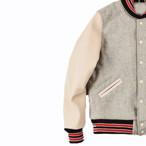 Blouson universitaire en toile tendance pour hommes et femmes, vêtement d'extérieur pour équipes scolaires, streetwear décontracté, fournisseur en gros à prix abordable, imperméable à l'avant - Product Image 4