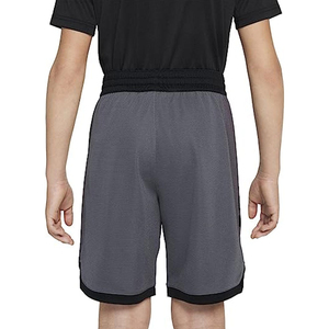 Shorts Bermuda Gris pour Homme en Polyester, Taille Élastique, Séchage Rapide, Sportif, Couleur Unie, Bande Latérale, Taille Mi-Haute, Tissu Tricoté - Product Image 1
