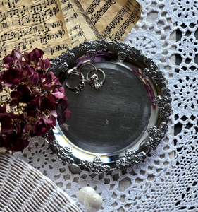 Handmade Aluminum Serving <b>Tray</b> With Antique Craft Suitable For Spiritual Events Family <b>Dinners</b> And Cultural Gatherings - Product Image 1