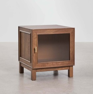 Modern Wood <b>Sideboard</b> Cabinet with Brass Handle <b>Midcentury</b> Storage Furniture for Living Room Home Decor - Product Image 1