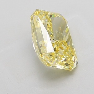 Diamante Amarillo Intenso de Corte Radiante de 3.02 Quilates, Claridad VS1, Pulido EX, Cultivado en Laboratorio, Gema Suelta de Calidad Premium, Joyas Amarillas - Product Image 2