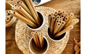 [MEJOR VENDIDO] Pajitas de Bambú Orgánicas Sostenibles con Logotipo Personalizado, Pajita de Fibra Natural Biodegradable - Product Image 4