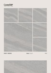 Carrelage en porcelaine mate texturé 60x60cm, conçu pour exprimer un relief subtil, un ton équilibré et une structure architecturale structurée. - Product Image 5