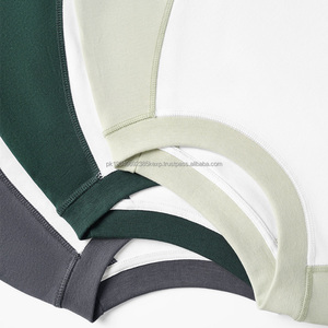 เสื้อยืดคอตตอนสำหรับผู้ชายเสื้อยืดคอตตอนสีตัดกันโอเวอร์ไซส์300กรัมสีล้วน100% โลโก้ที่กำหนดเอง - Product Image 3