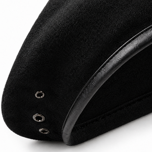 Boina de Lana Sólida Vintage Unisex - Talla Ajustable para Todas las Estaciones, Diseño con Imagen Dibujada a Mano, Uso Diario Informal para Hombres y Mujeres - Product Image 4