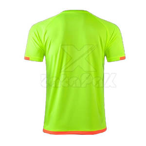 Camiseta de Fútbol Personalizada de Manga Corta, 100% Poliéster, Alta Calidad, Transpirable, Ligera, Ideal para Entrenamiento de Equipos - Product Image 2
