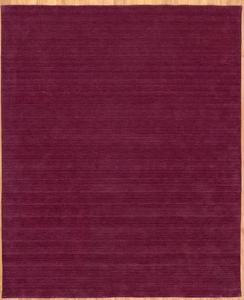 Alfombra de Lana Gabbeh Borgoña Hecha a Mano, Color Vino Sólido, Diseño Minimalista, Alfombra de Lujo Suave para Sala de Estar o Dormitorio - Product Image 1