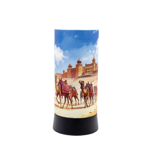 Lámpara de Mesa Royal Camel Desert Heritage, Lámpara Decorativa de Noche para Mesa de Noche, Luz Cálida, Compatible con E27, Decoración para el Hogar, Lámpara de Regalo - Product Image 1