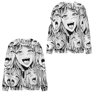 Camiseta de sublimación informal de última moda, 100% algodón, para hombre, manga larga, corte holgado, estampada, personalizada. - Product Image 3