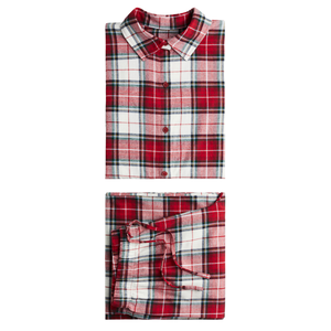 Conjunto de Pijama Casual de Dos Piezas de Franela de Algodón para Mujer, para Todas las Temporadas, Ropa de Dormir ODM, Transpirable y de Secado Rápido - Product Image 2