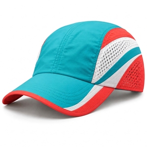 Gorras de running duraderas hechas con tela suave y ligera y paneles de ventilación para correr y ciclismo con comodidad. - Product Image 2