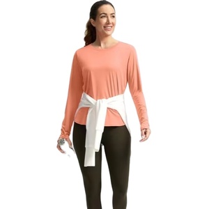 Female Casual Night Suit Long Sleeve Top and Shorts Cotton Fabric Comfortable Breathable Indoor Homewear Clothing <b>Set</b> - Product Image 1