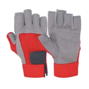 Protective Sailing <b>Gloves</b> with Flexible Finger Design Durable Palm Padding Breathable Fabric Adjustable Wrist Fastening - Product Image 5