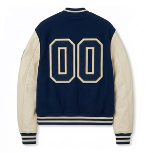 Fabricantes profesionales de chaquetas varsity bordadas de manga larga para hombre para invierno, venta al por mayor a bajo precio, servicio OEM para hombres - Product Image 4