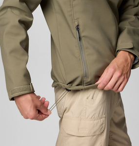 Veste softshell pour homme, résistante à l'eau, coupe-vent, respirante, pour la randonnée en plein air, le travail, durable, légère, chaude, coupe ajustée - Product Image 6