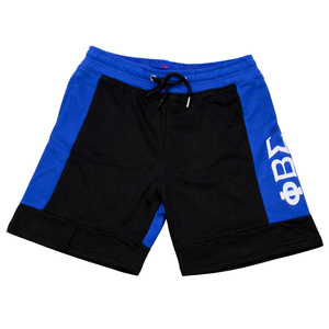 Shorts en molleton noir Phi Beta Sigma, vêtements de fraternité grecque, coupe athlétique, confort premium et style performant au quotidien - Product Image 4