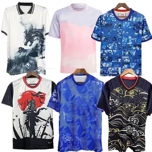 Комплекты для взрослых, тренировочный костюм, Японская футбольная форма, сублимированная футбольная рубашка