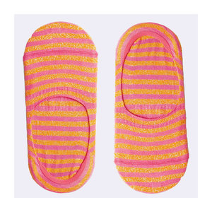 Calcetines cortos con diseño de rayas coloridas de alta calidad para mujer Estilo informal suave y transpirable Hecho en Italia - Product Image 3