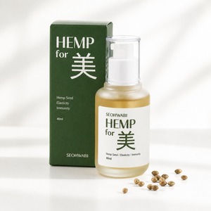Sérum Hydratant Visage Anti-Âge, Soin Barrière d'Hydratation, Formule Anti-Rides, Sérum de Beauté au Chanvre Fabriqué en Corée - Product Image 2
