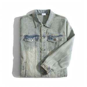 Men Autumn New Denim <b>Jacket</b> Stand Collar Zipper Closure Yarn Dyed 100% Cotton Denim <b>jacket</b> for men Closure Regular Fit Autumn - Product Image 5
