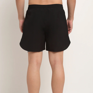 <b>Men</b> <b>Black</b> Grey 2 in 1 Double Layer Gym <b>Shorts</b> Compression Inner Lining Side Pockets Drawstring High Quality Customizable - Product Image 2