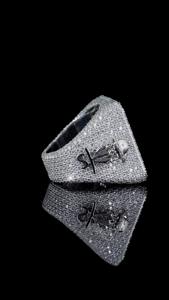 Anillo Personalizado con Nombre, Estilo Hip Hop, con Diamantes Engastados, Certificado GRA, Plata de Ley 925, Chapado en Oro, para Boda, Fiesta, Compromiso - Product Image 5