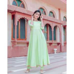 Ensemble de costume en crêpe satiné vert chartreuse pour femme, taille XS - Product Image 2