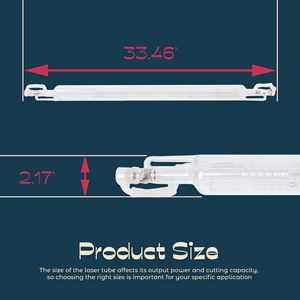 Tubo laser CO2 1064nm con testa in metallo e cavi preconnessi per macchina per incisione laser ad alta velocità - Product Image 2
