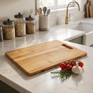 Planche à découper en bambou de haute qualité, planche à découper en bois naturel, écologique, bloc de découpe de cuisine durable, préparation alimentaire - Product Image 1