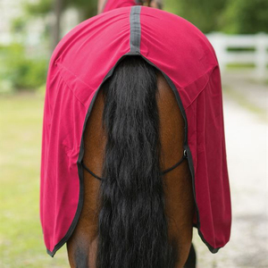 Custom Polar Fleece Waterproof Horse Cooler Rug Breathable Warm Anti-Pilling High <b>Neck</b> Stable Blanket for Horses All Seasons - Product Image 2
