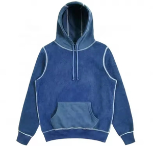 Sudadera con Capucha de Felpa para Hombre, 100% Algodón, Gruesa, 380 g/m², Estilo Vintage, Oversize, Lavado Ácido, Venta al por Mayor - Product Image 5