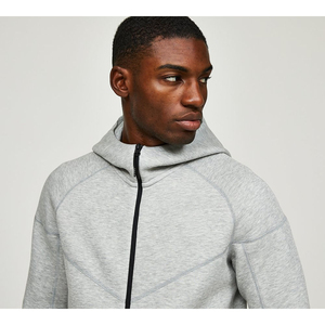 Conjuntos Deportivos de Felpa Gruesa de Alta Calidad para Hombre, Sudaderas con Capucha para Correr, Conjuntos Deportivos Personalizados con Logotipo, Venta al Por Mayor OEM - Product Image 4