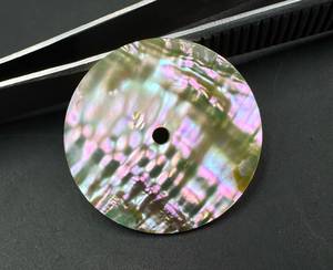 24.50mm <b>Abalone</b> <b>Shell</b> Watch Dial 0.70mm Natural Mother of Pearl Dial for Watch Making Custom Luxury Watch Face - Product Image 6