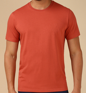 Camiseta de Algodón Lisa para Hombre, al por Mayor, OEM, Personalizada, Corte Regular, Transpirable, Cuello Redondo, Informal, Suave, Ropa Básica de Verano - Product Image 1