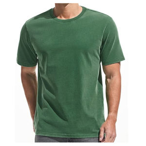 Camiseta de Algodón para Hombre con Logotipo Personalizado, Corte Regular, Peso Pesado 220g, Estilo Urbano Informal, Cuello Redondo, Manga Corta, Venta al Por Mayor - Product Image 3