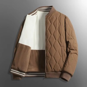 Warm Bomber <b>Jacket</b> Two Sided Wear <b>Thick</b> <b>Fleece</b> Stand Canvas New Streetwear Oversize Warm Coat Variety - Product Image 6