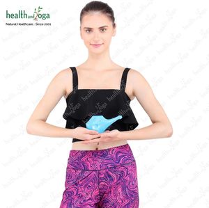 HealthAndYoga QwikFlo Travel Neti Pot Blue Water Pulse, Dispositivo de Lavado Nasal, Capacidad de 250 ml, Hidratante Nasal, Diseño Compacto, Venta al por Mayor - Product Image 5